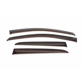 Ветровики SD (4 шт, ANV) Nissan Tiida 2011-2014 гг. фото 2