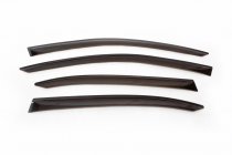 Skoda Octavia II A5 2010-2013 гг. Ветровики LiftBack (4 шт, ANV) фото 2