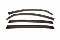 Dacia Sandero 2007-2013 гг. Ветровики на окна (4 шт, ANV) фото 2