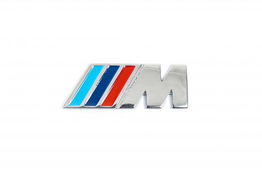 Эмблема M 80мм x 30мм (Нержавеющая сталь) Image