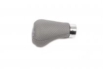 Ручка КПП OEM (кожзам, серая перфорация) фото 3 Ручка КПП OEM (кожзам, серая перфорация) фото 3