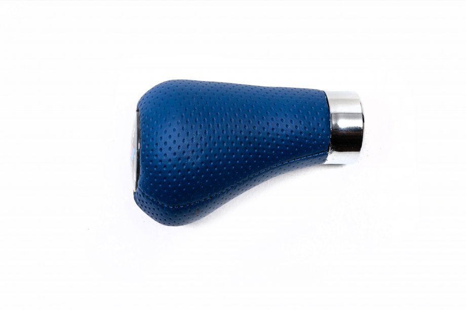 BMW 3 Series E36 1990-2000 Gear Shift Knob OEM (leatherette, dark blue perforated) Photo 3