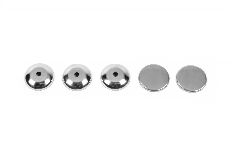 Ford Connect 2006–2009 Coperture serratura (5 pz, acciaio inox) Carmos - Acciaio Inox Turco Foto 4