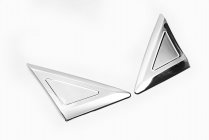 Volkswagen Crafter 2006-2016 рр. Накладка біля дзеркал (2 шт., нерж) фото 6