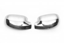 Накладки на зеркала верхняя часть (2 шт, нержавейка) фото 4