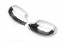 Накладки на зеркала верхняя часть (2 шт, нержавейка) фото 5