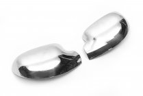 Накладки на зеркала верхняя часть (2 шт, нержавейка) фото 6