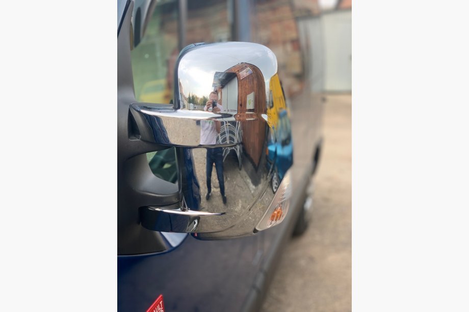 Renault Master 2011-2023 Chrome Mirror Covers (2 pcs plastic) Photo 2