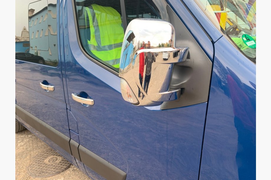 Renault Master 2011-2023 Chrome Mirror Covers (2 pcs plastic) Photo 3