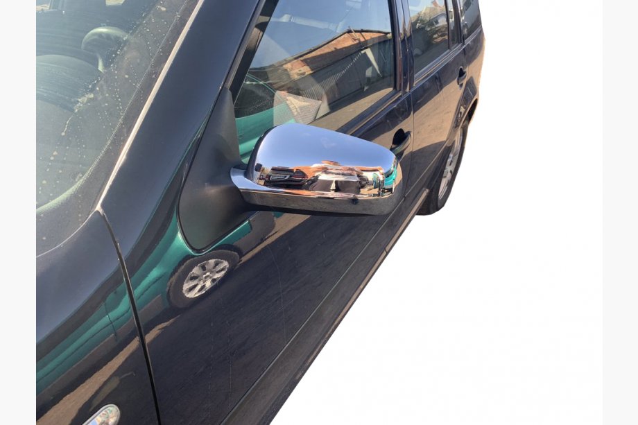 Volkswagen Golf 4 1997–2006 Pokrovi ogledal (2 kosa) Kromirana plastika Fotografija 6