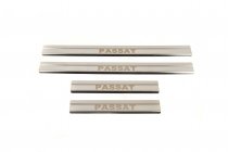 Накладки на пороги Carmos V2 (4 шт, нержавейка) фото 1