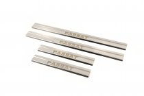 Накладки на пороги Carmos V2 (4 шт, нержавейка) фото 2