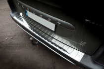 Накладка на задний бампер Carmos V1 нержавейка фото 2