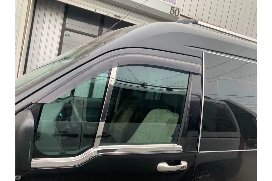 Ford Connect 2010-2013 Cornici esterne finestrini (2 pz, acciaio inox) Foto 6