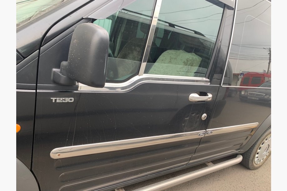 Ford Connect 2010-2013 рр. Зовнішня окантовка вікон (2 шт., нерж.) Фото 7