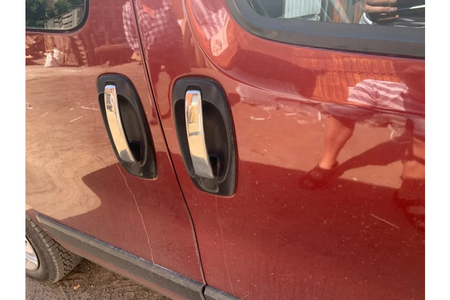Peugeot Bipper 2008–2017 Chrómové kryty kľučiek (4 ks, nerez) Fotografia 8