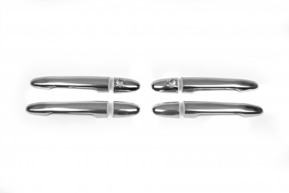 Mercedes Sprinter W906 2006–2018 Cubiertas Cromadas para Manijas de Puerta (4 uds, Acero Inoxidable) Carmos - Acero Inoxidable Turco Foto 6