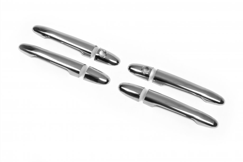 Mercedes Sprinter W906 2006–2018 Cubiertas Cromadas para Manijas de Puerta (4 uds, Acero Inoxidable) Carmos - Acero Inoxidable Turco Foto 7