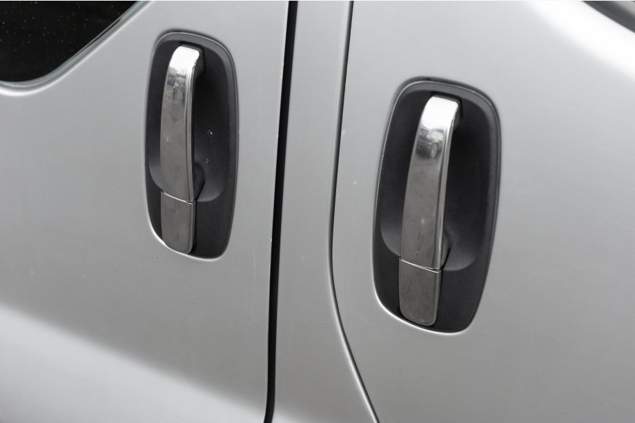 Nissan Primastar 2002-2014 гг. Хромированные Накладки на Ручки Дверей (4 шт, Нержавейка) Carmos - Турецкая Нержавеющая Сталь Фото 6