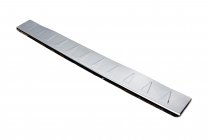 Накладка на задний бампер с загибом Carmos V1 нержавейка фото 3 Накладка на задний бампер с загибом Carmos V1 нержавейка фото 3