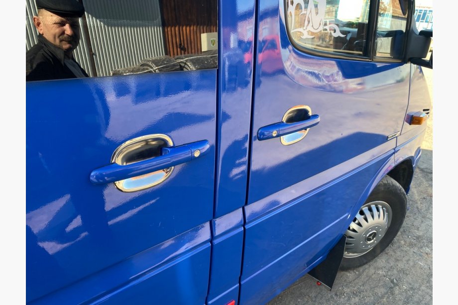 Mercedes Vito W638 1996-2003 гг. Хромированные Накладки Под Ручки Дверей (Нержавейка) Фото 5