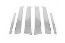 Накладки на дверные стойки из нержавеющей стали фото 2