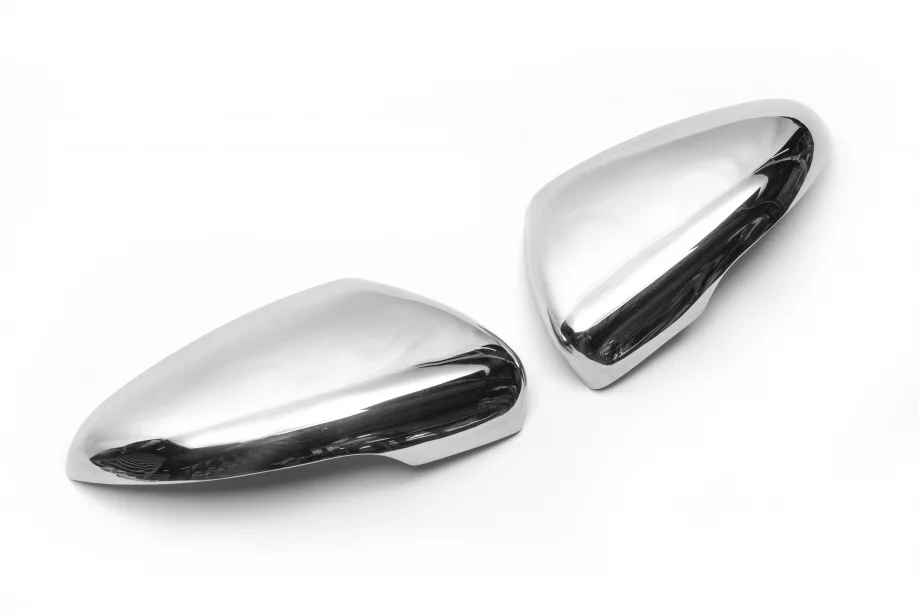 Volkswagen Golf 6 2008-2014 Coperture Specchietti (HB, 2 pz, Acciaio Inox) Carmos - Acciaio Inox Turco Foto 4