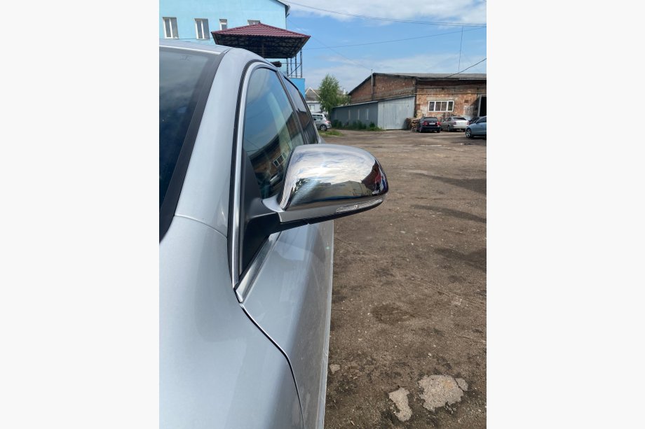 Skoda Superb 2009-2015 рр. Накладки на дзеркала (2 шт., нерж) Фото 3