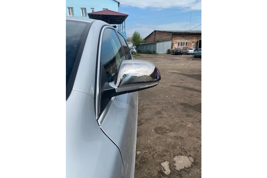 Skoda Superb 2009-2015 гг. Накладки на Зеркала (2 шт., Нержавейка) Фото 3