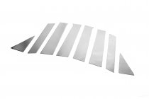 Dodge Journey 2008-2020 рр. Молдинг дверних стійок (нерж.) фото 3