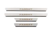 Накладки на пороги Carmos V1 (4 шт, нержавейка) фото 1