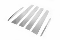 Накладки на дверные стойки из нержавеющей стали (6 шт) фото 3