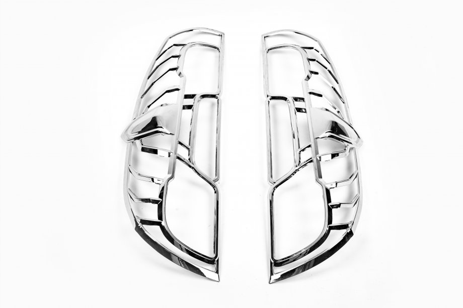 Opel Combo 2012-2018 Chrome Tail Light Trim (2015↗, 2 pcs, plastic) Photo 3