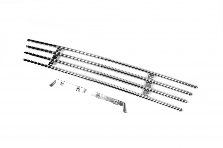 Dacia Duster 2008-2018 One-piece lower grille stainless steel Photo 3