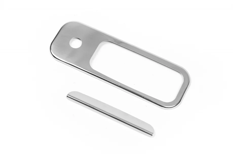 Volkswagen T5 Multivan 2003–2010 Cover maniglia portellone cromata (acciaio inox) Foto 4