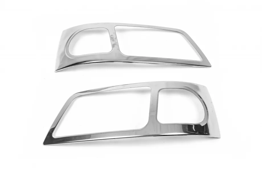 Volkswagen T5 Multivan 2003–2010 Capace cromate pentru faruri fata (2 buc, inox) Foto 2
