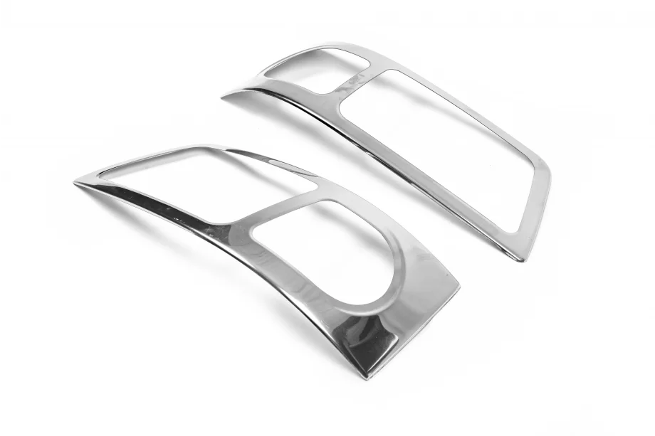 Volkswagen T5 Multivan 2003–2010 Capace cromate pentru faruri fata (2 buc, inox) Foto 8