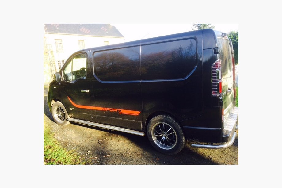 Opel Vivaro 2015-2019 Chrome Tail Light Covers (2 pcs, plastic) Photo 4