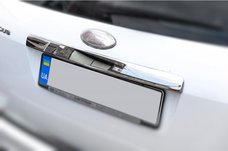 Ford Focus II 2008-2011 Baguette chromée pour couvercle de coffre (SW, inox) Photo 4