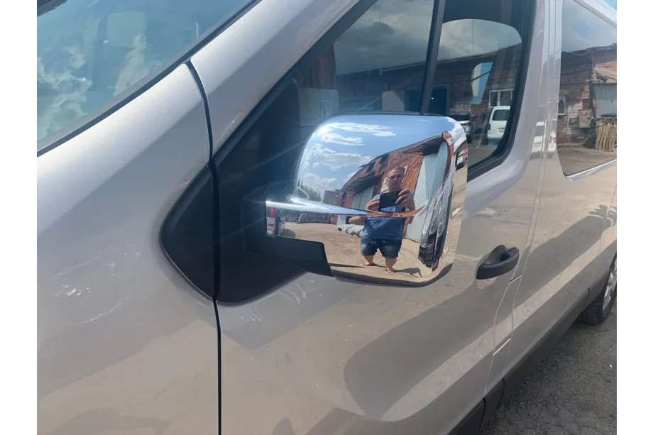 Renault Trafic 2015– Spiegelkappen (2 st., kunststof) Foto 2