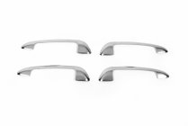 Хромированные накладки на дверные ручки с верхней частью (4-дверн., нержавейка) фото 4