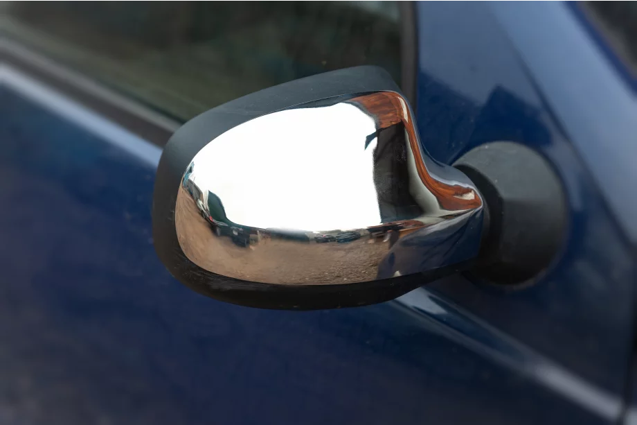 Dacia Logan II 2013–2022 Backspegelskåpor i rostfritt stål (övre del, 2 st) Foto 6