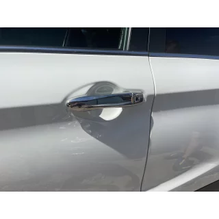 Хромированные Накладки на Ручки (4 шт., Нержавейка) Nissan X-trail T32/Rogue 2014-2021 гг. фото 3
