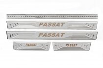 Накладки на пороги V-2 (4 шт., нержавейка) фото 1