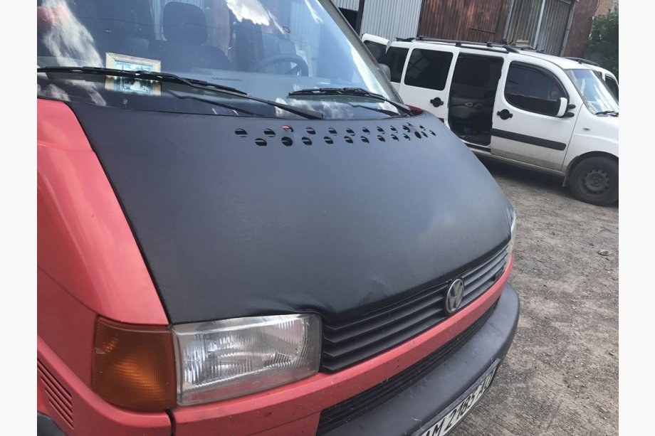 Volkswagen T4 Caravelle/Multivan 1990–2003 Funda de capó para capó plano (cuero sintético) Foto 4