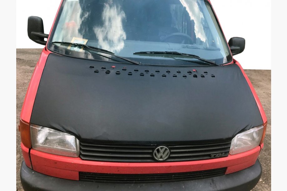 Volkswagen T4 Caravelle/Multivan 1990–2003 Funda de capó para capó plano (cuero sintético) Foto 5