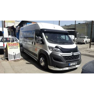 Visera parabrisas (negro brillo, 5mm) Opel Movano 2021- foto 2