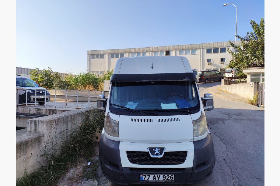 Fiat Ducato 2006-2025 рр. Козирьок на лобове скло (чорний глянець, 5мм) Фото 16