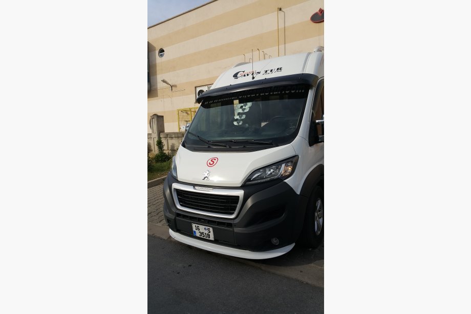 Fiat Ducato 2006-2025 рр. Козирьок на лобове скло (чорний глянець, 5мм) Фото 18