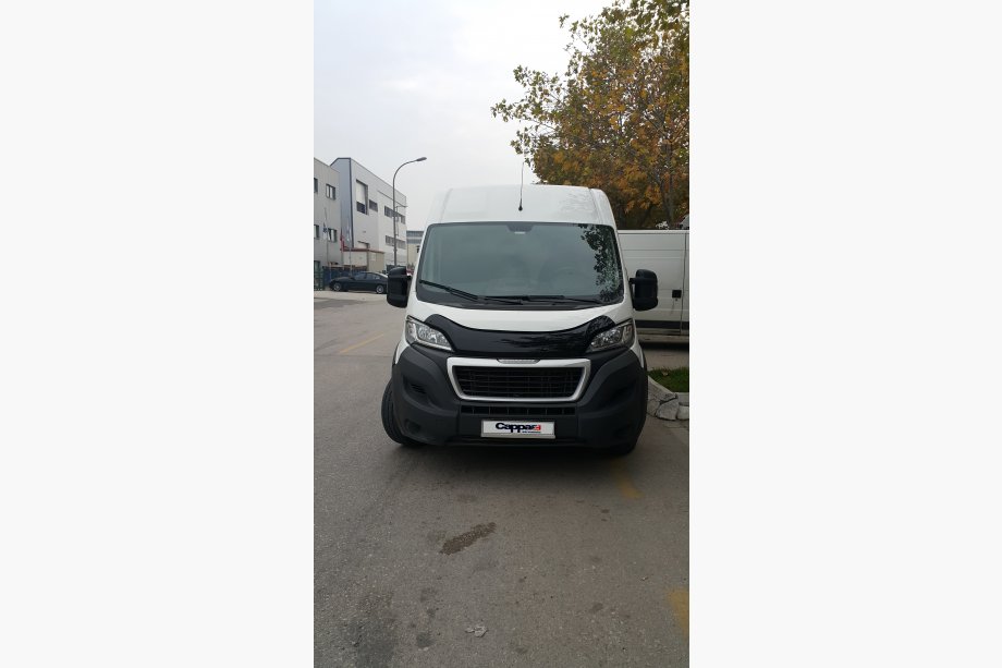 Fiat Ducato 2006-2025 рр. Козирьок на лобове скло (чорний глянець, 5мм) Фото 22